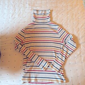 Old Navy Colorful Striped Turtleneck